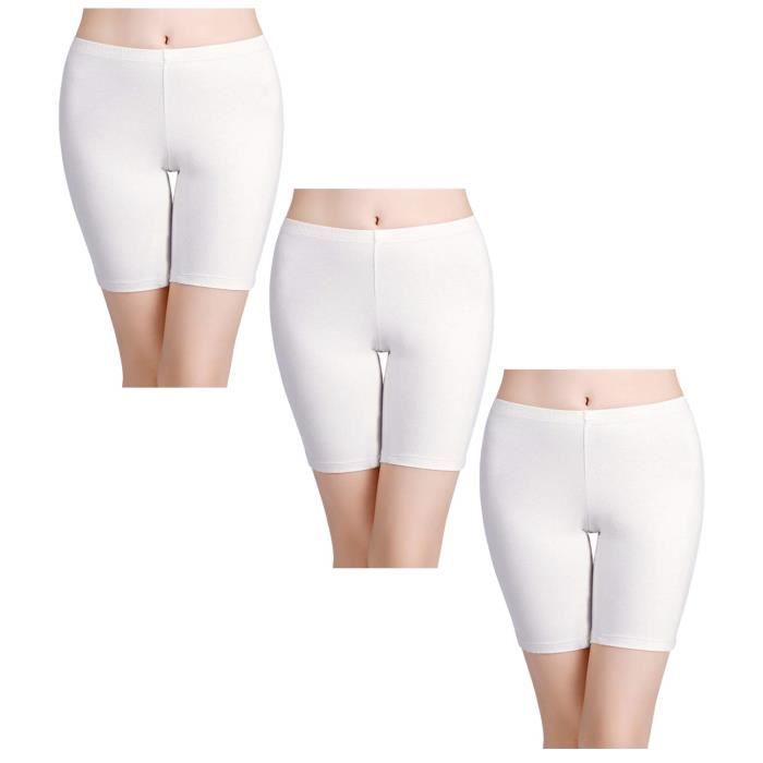 Panty Coton Cycliste Short Femme Long Culottes Boxer Shorty