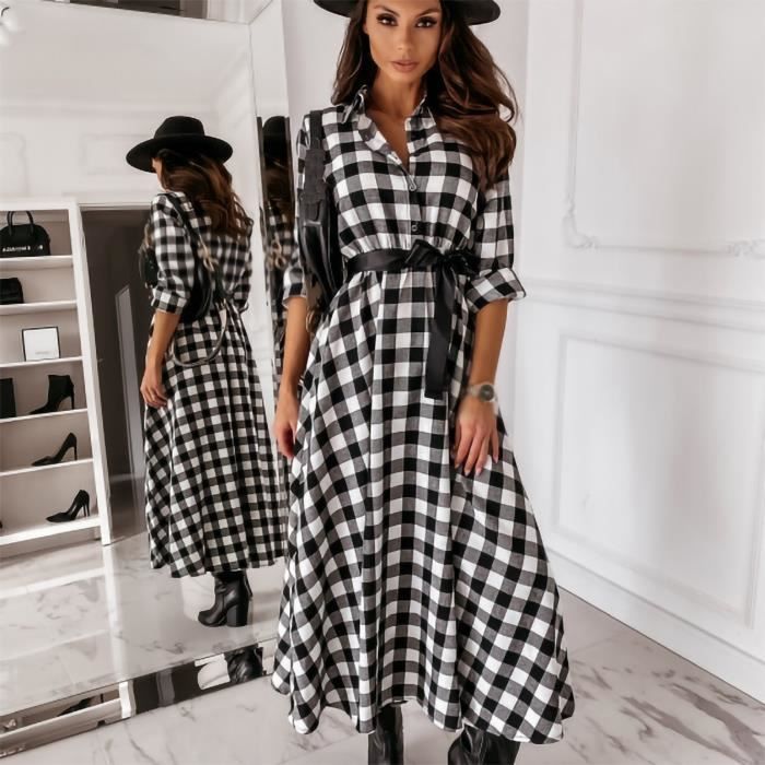 Robe best sale en carreaux