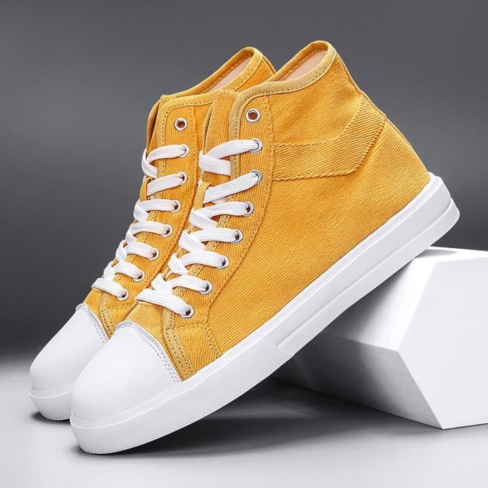 Chaussure montante jaune on sale