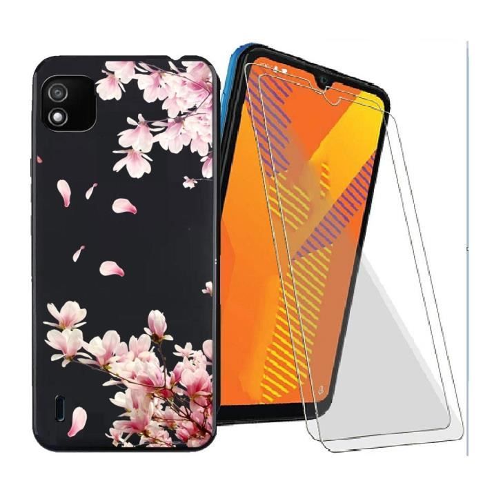 Kit Protection Complet Wiko Lenny 2 : Verre Trempé + Coque Antichoc Transparente