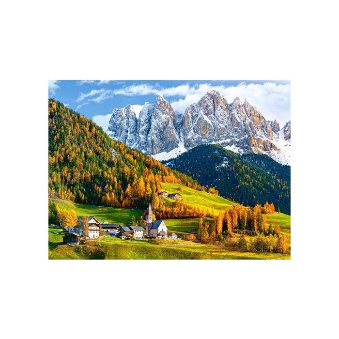 Puzzle Adulte Dolomites Montagne DItalie - 2000 Pieces - Set Puzzle Collection Paysage Et 1 Carte offerte