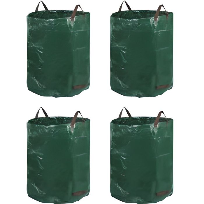 3 Sacs De Jardin 272L Autoportants - Big Bag Déchets Verts Réutilisable Avec Poignées