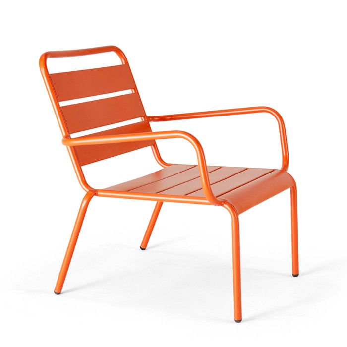 Fauteuil De Jardin Bas En Metal Chaise Relax Pour Terrasse Collection Palavas Achat Vente Fauteuil Jardin Fauteuil Bas En Metal Palavas Cdiscount