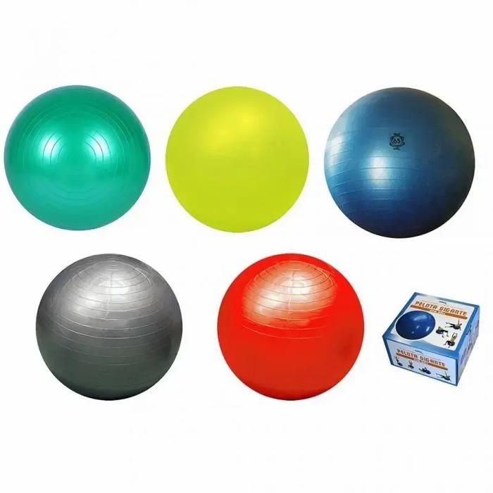 Ballon Géant 75 Cm - Couleurs Bleu, Rouge, Jaune - En Toile Nylon Pour Jeux Collectifs - Léger Et Résistant