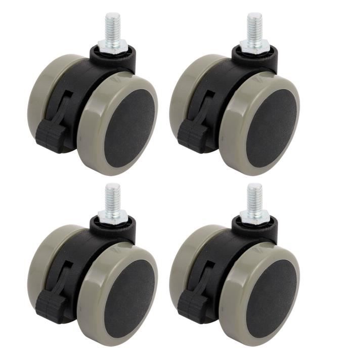 Zerone Roulette pour Chariot 4pcs 1 Pouce Roulettes Pivotantes de