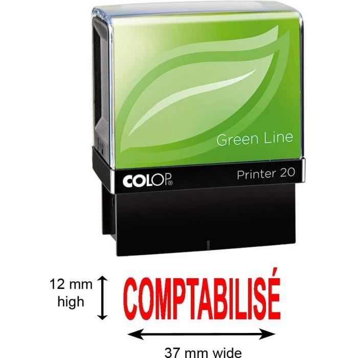 Sseell OK. Auto-encreur En Caoutchouc Flash Tampon Auto-encreur Pré Encrée Re-inkable Travail De Bureau Papeterie Company école Timbres Avec Cadre Ligne De Nombreuses Couleurs Disponibles, Purple Ink