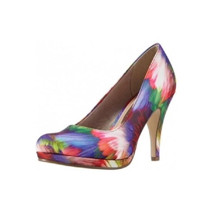 Tamaris 22407 Escarpins femme Multicolore multicolour 990 36 EU Cdiscount