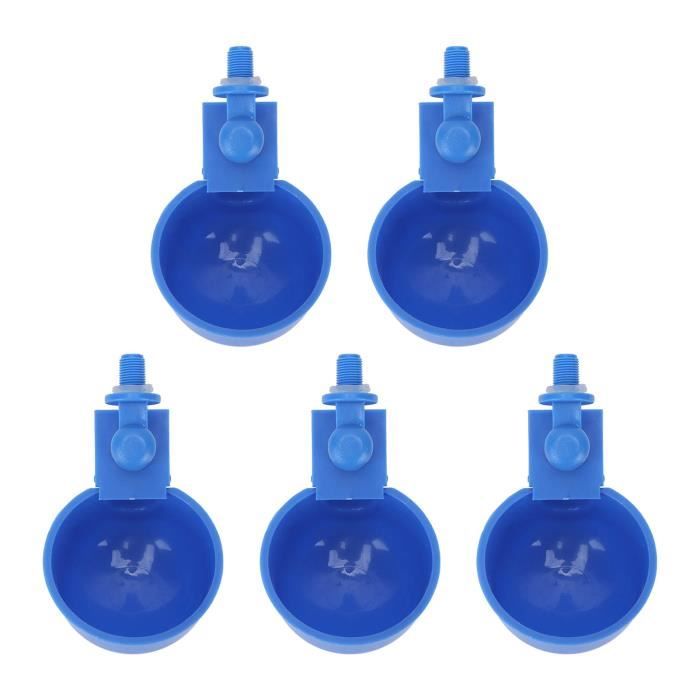 Lot De 6 Abreuvoirs Automatiques Pour Volaille En ABS - Bol à Eau Pour Poules, Canards, Dindes