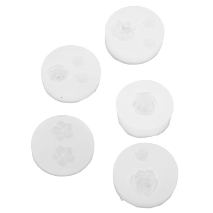 Lot De 6 Moules En Silicone Pour Résine Époxy - Formes Pendule - Artisanat, Bijoux, Décoration