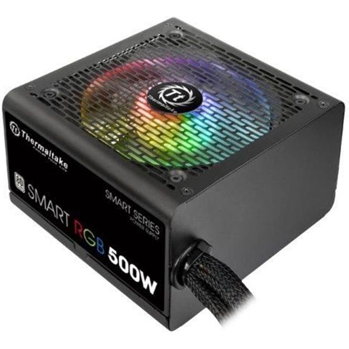 THERMALTAKE Alimentation PC Smart RGB – 500W – 80PLUS White