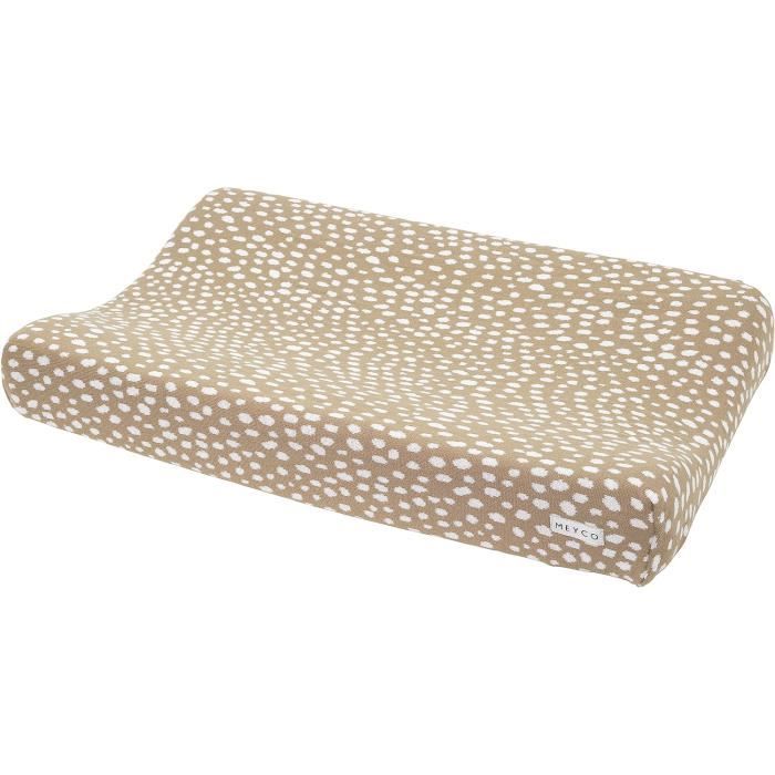 Housse De Matelas à Langer En éponge De Coton - Gris - Taille Universelle Pour Matelas PVC - Confort Et Hygiène Pour Bébé