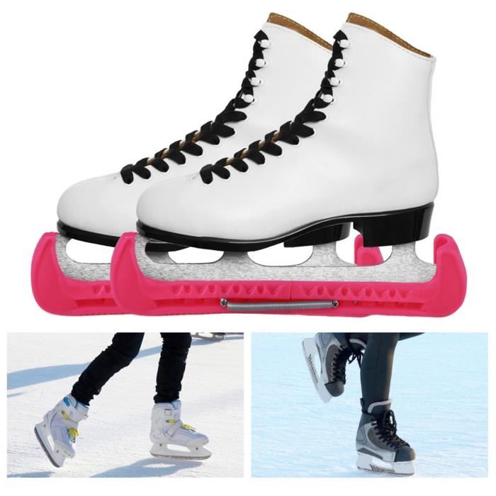Protège Lames Patins à Glace Paire De Protections Pour Patins à Glace - Ajustables Pour Enfants Et Adultes - Hockey Et Patinage Artistique Patin A Glace