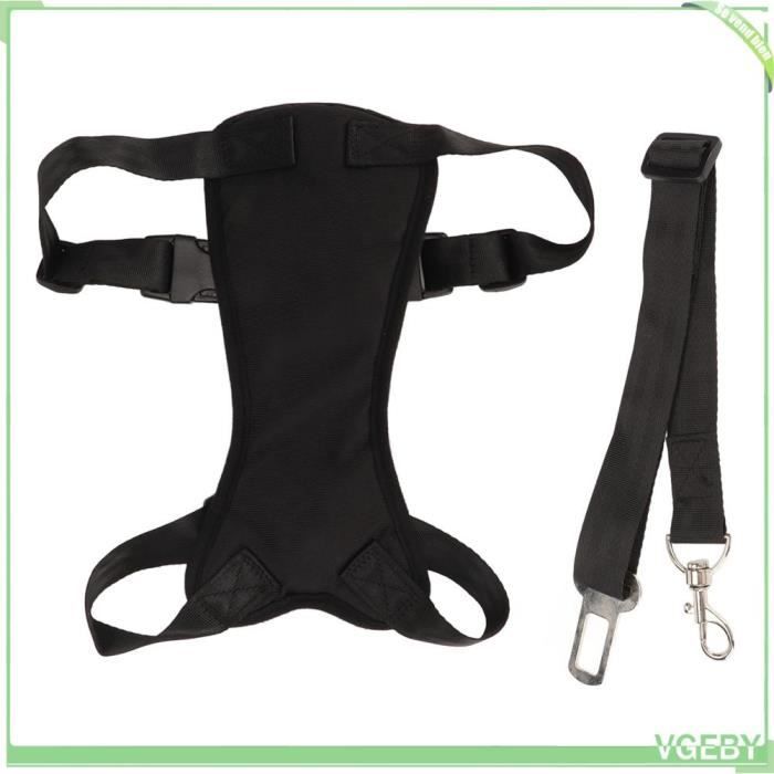 Meilleurs prix pour Ensemble Harnais pour Chien Voiture avec Ceinture de Sécurité|Respirant|Ajustable