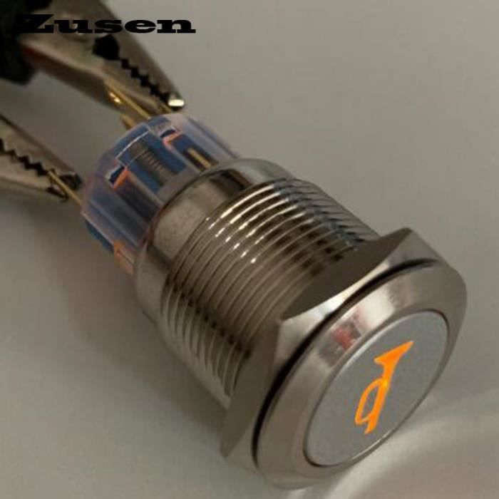 Interrupteur Bouton-Poussoir Klaxon 12V Momentané - Pour Circuit Air Ou Électrique - Neuf USA