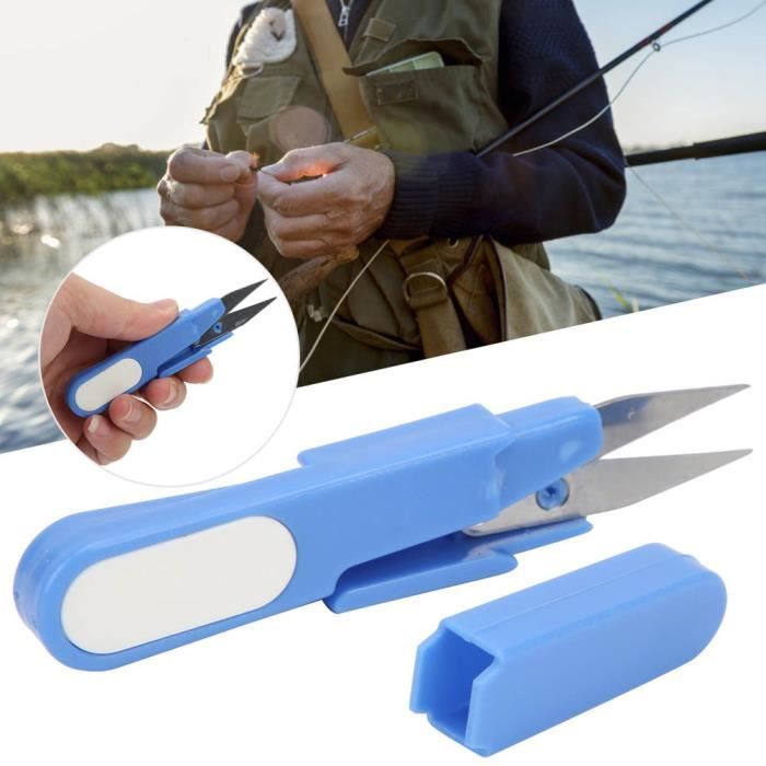 Ciseaux De Pêche Flissa 10 – Acier Inoxydable – Bleu – Grand Format – Neufs