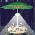 Parasol LED rechargeable - Le noir - Super lampe de jardin - Piscine en porte à faux-1