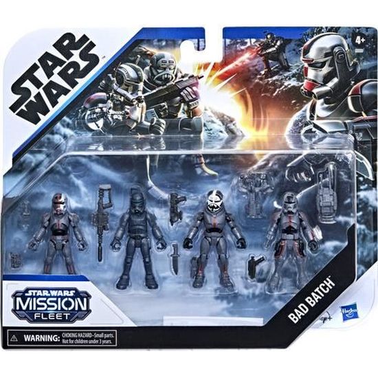 Star Wars Mission Fleet Stellar Class Dark Vador TIE Advanced Figurine et véhicule à l'échelle 6,3 cm, jouets pour enfants à partir de 4 ans