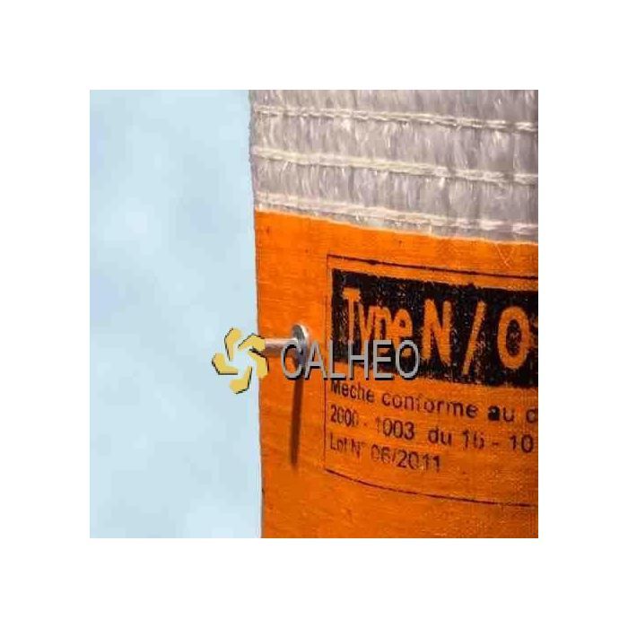 Mèche à Bois Type N Ou O - Coton Et Fibre De Verre, Pour Allume-feu Ou Briquet, Neuve