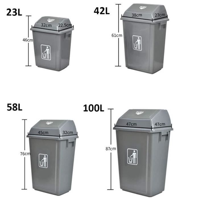Roues De Rechange Pour Poubelle Extérieure – Lot De 2, En Caoutchouc PU, Pour Poubelles Grandes Capacités