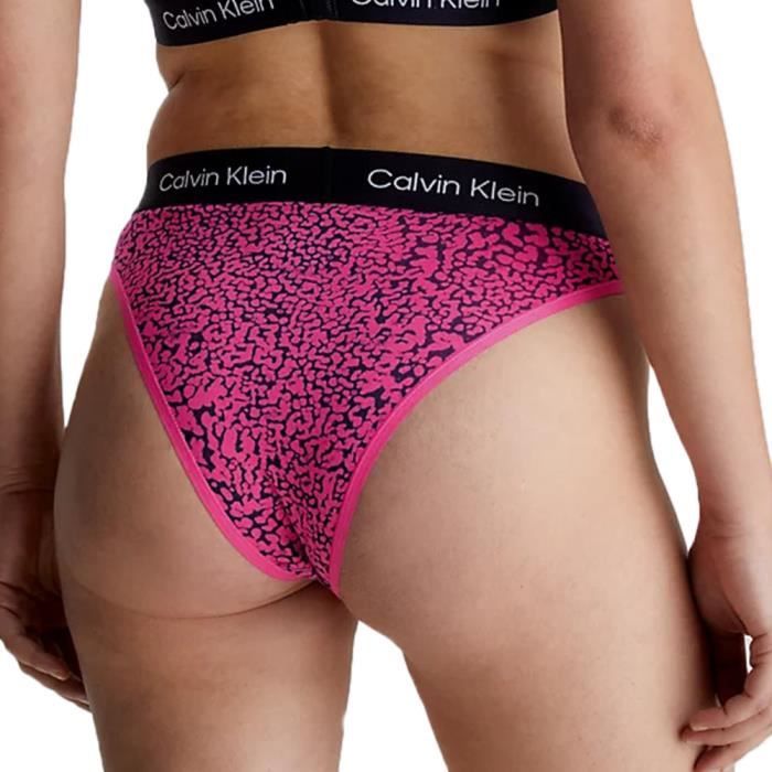 Culotte Brazilian Rose Motifs Femme Calvin Klein Jeans Pink
