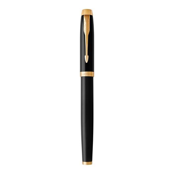 Stylo Plume Parker 45 Noir Et Or - Vintage, Occasion Mais En Bon état, écriture Classique