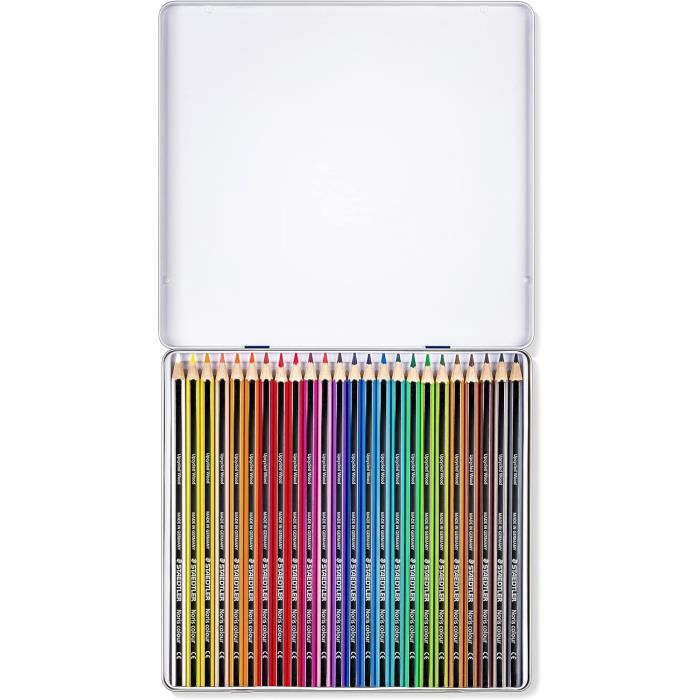 STAEDTLER - Noris Colour 185 - Double Layer 24 Colour Wopex Crayons