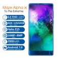 MAZE Alpha X 4G FDD-LTE Smartphone 6 pouces FHD 18: 9 Plein écran 6GB+64GB Helio P25 Octa-core 2.5GHz Android 7.0 OS Noir-2