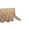 Dalle de protection - GORILLA SPORTS - Tapis de sol en mousse EVA de 1,2 cm d'épaisseur - Couleur bois clair-2