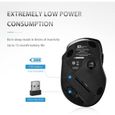 Souris Sans Fil 2.4G, VicTsing 2400 CPI Souris Optique Mobile avec Récepteur Nano USB 6 Boutons 2400 DPI (5 Niveaux Réglables)-2