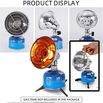 Réchauffeur Portable En Acier Inoxydable - Mini Chauffage à Gaz Pour Camping Et Extérieur Avec Couvercle De Poêle