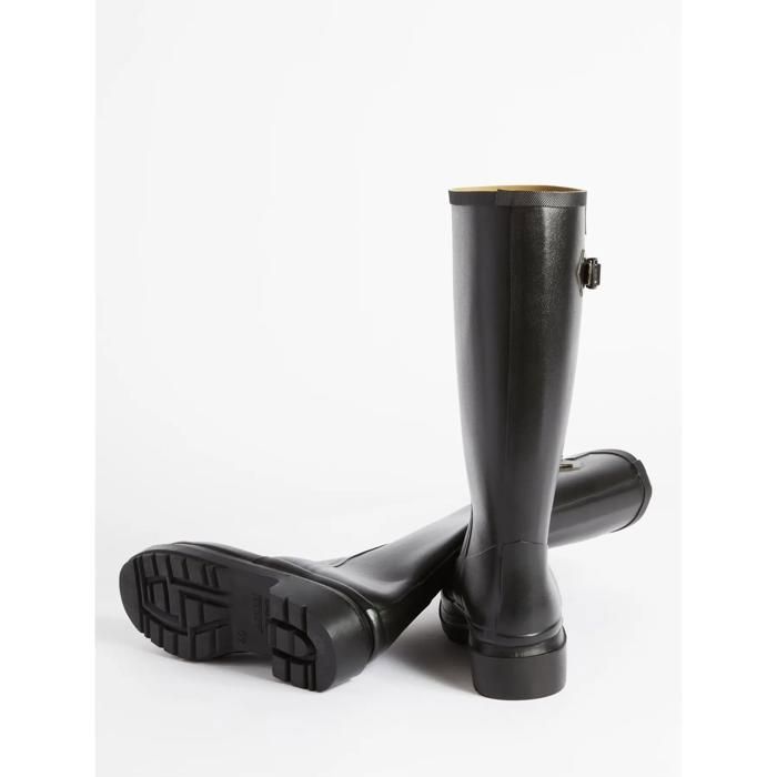 Bottines En Caoutchouc Aigle - Taille 39 - Noir - Pour La Pluie Ou L'équitation - Occasion En Excellent état
