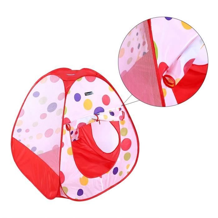 Tente Pop-up Enfants Grande Taille | Jeu D'intérieur Et Extérieur | Montage Facile | Pour Garçons Et Filles