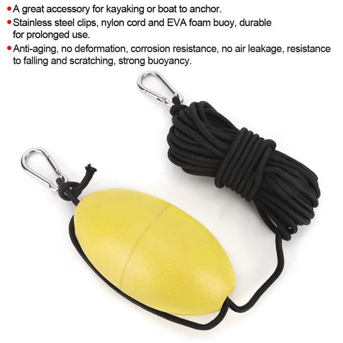 Attaches De Bouée Pour Bateau - Crochets à Connexion Rapide Réglables - Pour Pontons, Kayaks, Quais - En ABS Robuste