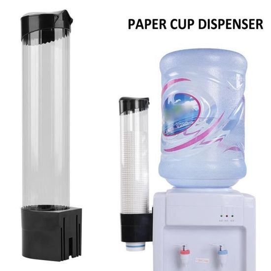 Blanc H/ôpital BSTCAR Distributeur pour gobelet en Papier Distributeur de gobelets Bureau 60-80 Gobelets Distributeur de gobelets en Plastique One Touch Bouton Porte-gobelet pour Maison
