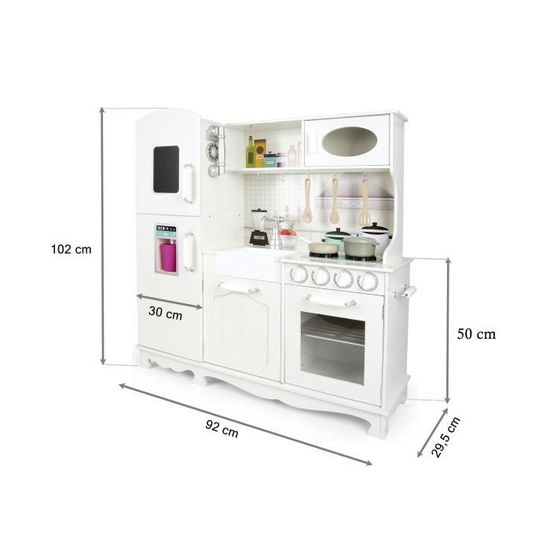 Grande Cuisine Vintage En Bois Achat Vente Dinette Cuisine Cdiscount