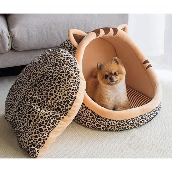 Niche De Petit Chien Chat Mignon Amovible Et Lavable Canape Lit Pour Animaux Panier Corbeille Pour Chiot Chat M Cdiscount