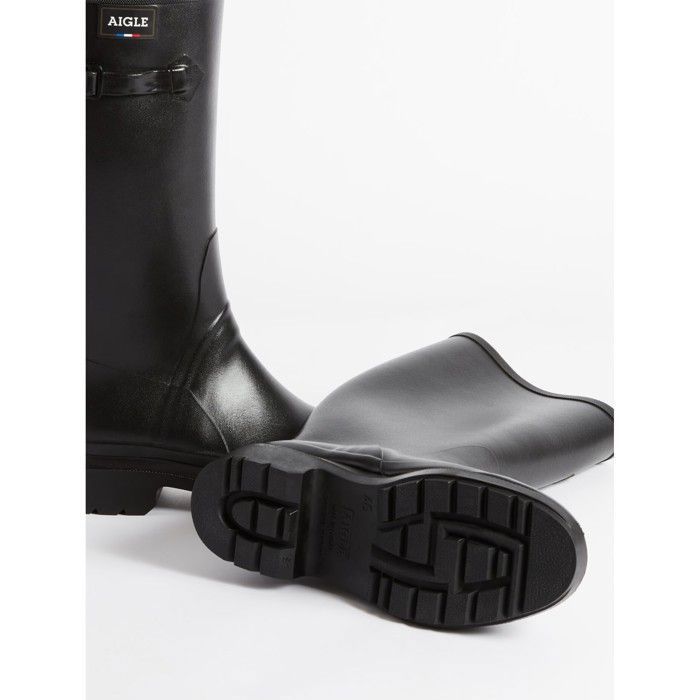 Botte de Pluie Aigle 36469 Femme Caoutchouc Plat Haute