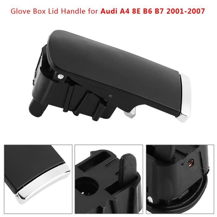 Poignée de boîte à gants noire pour Clio IV 