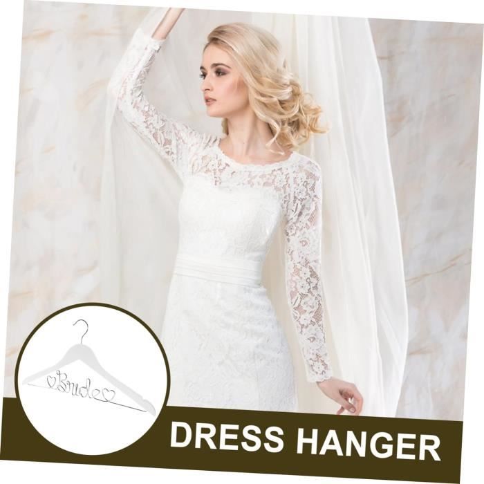 Cintre De Mariee Cintres En Fil De Fer Cintre De Robe De Mariee Cintres De Demoiselle D Honneur Cintre En Bois De Robe De Ma x5365 Cdiscount Maison