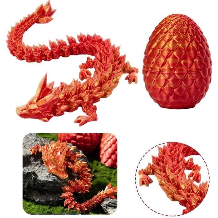 Acheter 31.5/38.5CM Dragon Magique Akatsuki Imprimé en 3D Mode Multi-articulations Articulé Décor Dragon Adultes Enfant Jouet Cadeau