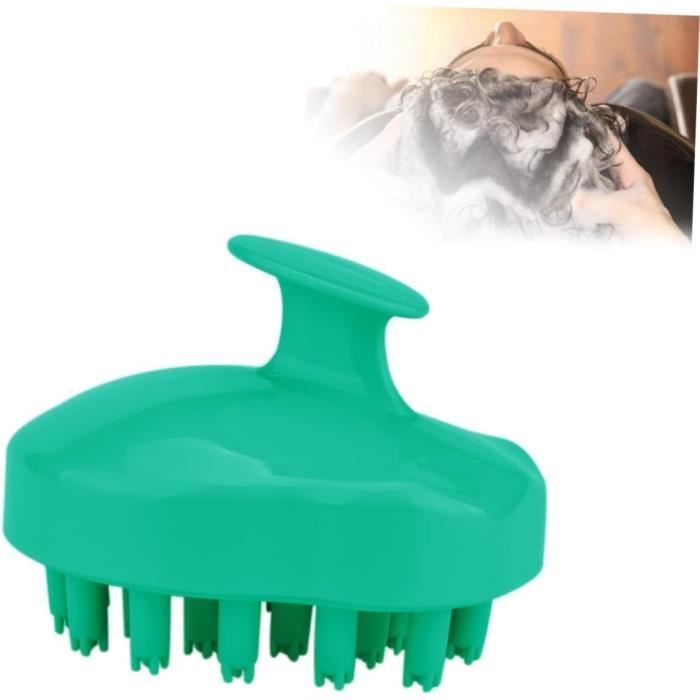 Brosse De Douche Bébé En Silicone - Peigne Massage Cuir Chevelu, Ventouse, Pour Croûtes De Lait