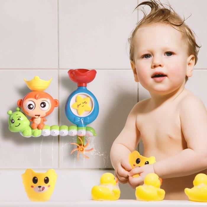 Jouets de bain pour enfants de 1, 2, 3 et 4 ans, mur de bain, cascade,  cadeau Non d'anniversaire - AliExpress