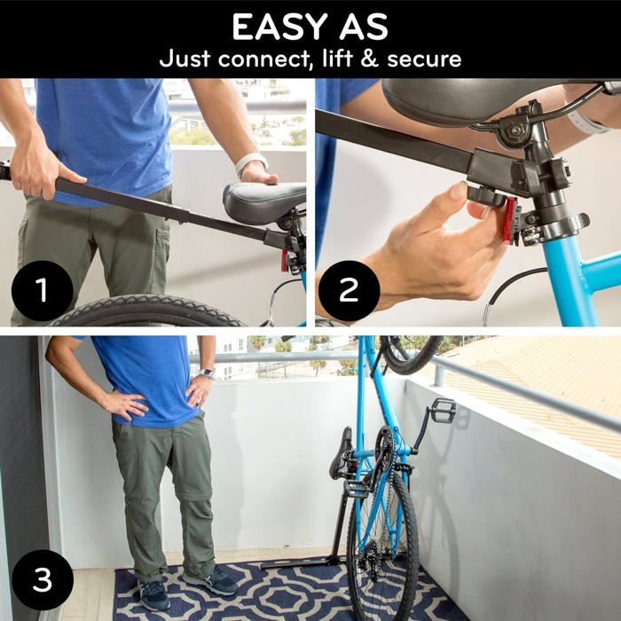BIKE NOOK T Le support vertical original pour velo pour le rangement dans le garage pour une utilisation interieure et. Z257 Cdiscount Sport