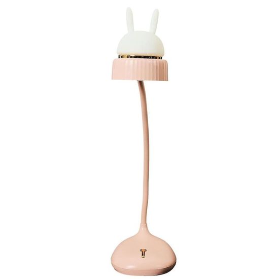 Lampe De Bureau Kawaii Rose à Charge USB, Lampe De Table