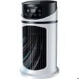 Mini climatiseur portable – – 3-en-1 refroidisseur d'air humidificateur USB silencieux – pour bureau et chambre – 25x19x18cm