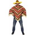 Poncho mexicain adulte-0