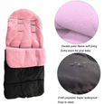 QQ32946-Chancelière universelle pour poussette,  housse de siège en coton pour poussette de bébé, sac de couchage,chaude, couvre-j-0