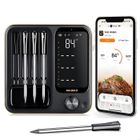 Thermomètre cuisine INKBIRD INT-14-BW Thermomètre à Viande 4 Sondes WiFi/Bluetooth/Local Application Précis ±1 °C/±1,8 °F IP67