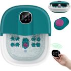 Bain de Pieds Massant Chauffant - RELAX4LIFE - 500W - Massage Hydromasseur - 3 Températures - Minuterie 20 à 60 Min -Vert Foncé