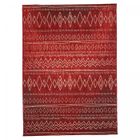 UN AMOUR DE TAPIS Tapis berbère 160x225 tissé motifs tribaux LYN1 BERBI rouge